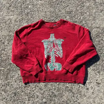 IZOD 스켈레톤 맨투맨 y2k