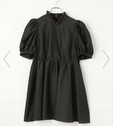 [ ANSWER for 골격 웨이브 ] 프릴 칼라 퍼프 슬리브 튜닉