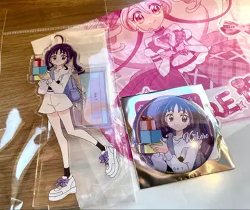 쇼핑백 포함 보라색 비 마음 아크릴 스탠드 캔뱃지 찾았다! 사이좋게 쇼핑