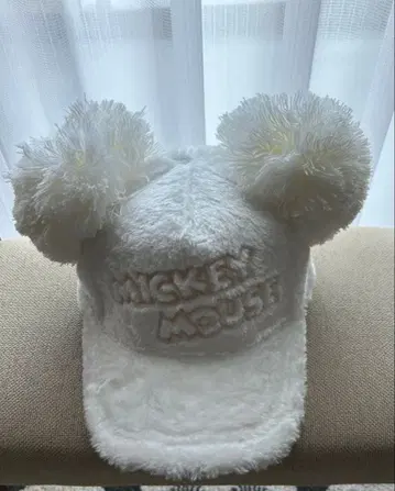 디즈니 리조트 후와모코 캡 화이트 버킷햇