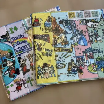 도쿄 디즈니 리조트 타월 세트 5개