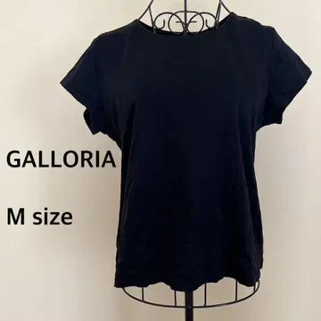 [GALLORIA] 반팔 돌먼 T셔츠 / 블랙 / 심플 / 무지