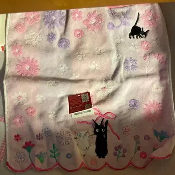 마녀 배달부 키키 검은 고양이 타월