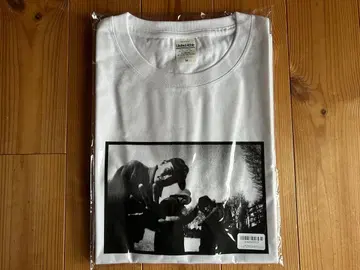 스차다라파 사진 티셔츠 화이트 컬러 M 사이즈