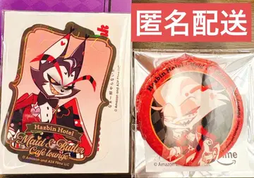 애니카페 엔젤 하스크 스티커 캔뱃지 해즈빈 호텔