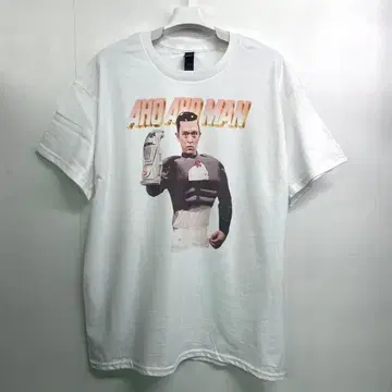 아호아호맨 마츠모토 히토시 [ L 사이즈 ] T셔츠 화이트