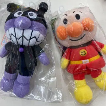 호빵맨 세균맨 봉제 인형 세트