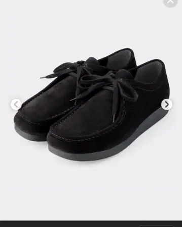 gu 블랙 스웨이드 천연 가죽 클락스 왈라비풍 모카신 신발