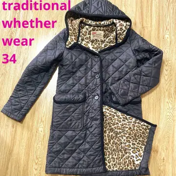 [트래디셔널 웨더웨어] 퀼팅 코트 S