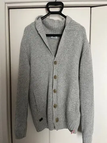 LACOSTE 그레이 니트 가디건