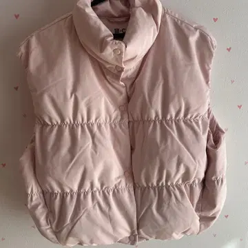 UNIQLO 다운 크롭 베스트