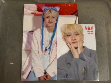 INI THE WINTER MAGIC 타지마 쇼고 라포네 클리어 엽서