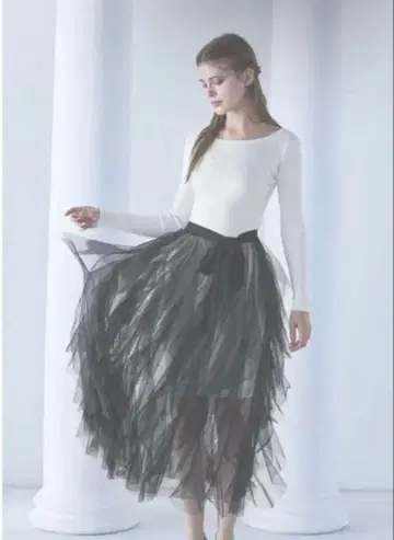 riu tulle raffle docking knit dress