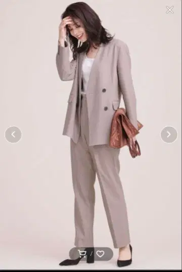 나노 유니버스 노카라 W 자켓 센터 프레스 팬츠 셋업