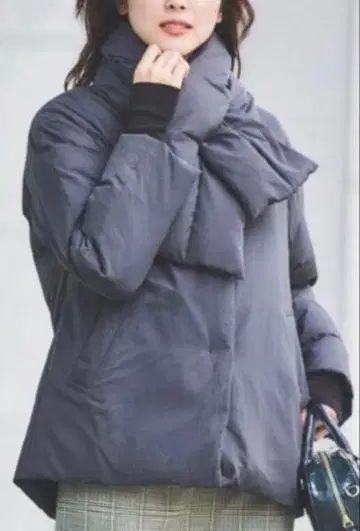 언타이틀 [세탁 가능한 머플러 포함] 나일론 타프타 다운 그레이