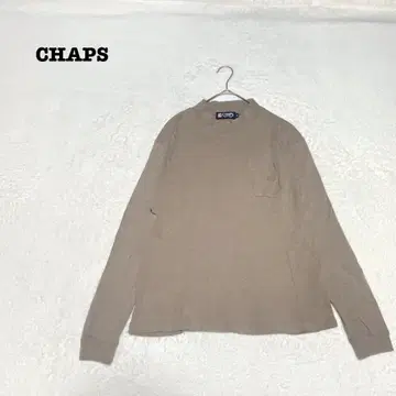 EK4069 [챕스] 긴팔 티셔츠 베이지 모크넥