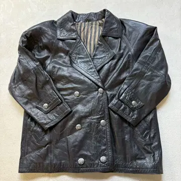 [ 레어 ] 소가죽 빈티지 가죽 자켓 일본제