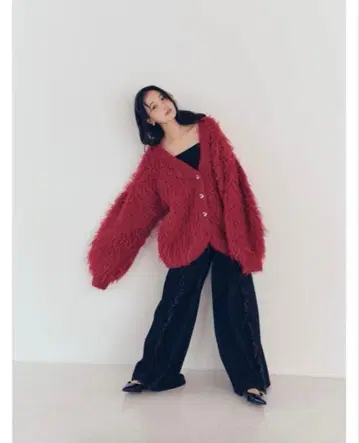 와이드 프린지 데님 팬츠 / BRACK