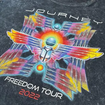[ JOURNEY ] 저니 밴딩T 2022 투어 타이 다이 L