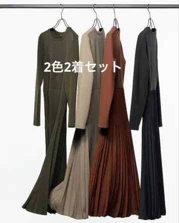 UNIQLO 유니클로 콤비네이션 원피스