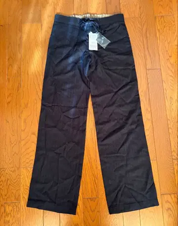 다크 네이비 그레이 팬츠 미사용 새상품 정가 9500엔