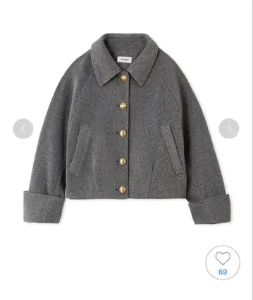 스나이델 스탠칼라 메탈 버튼 자켓