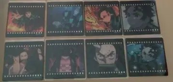 다이닝 귀멸의 칼날 필름풍 클리어 카드 카마도 탄지로 카마도 네즈코