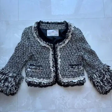 스나이델 snidel 트위드 프릴 자켓