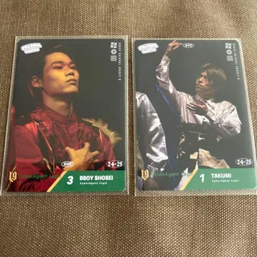 D리그 Legit BBoy SHOSEI & TAKUMI 트레이딩 카드