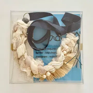 미사용 noi 이리에 카나 리본 목걸이