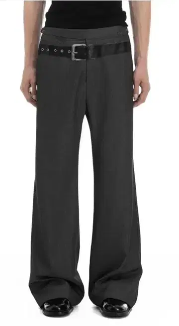 slight vogue Mid-waist pants 모드 슬랙스