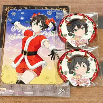 니지가사키 타카사키 유우 캔뱃지 엽서