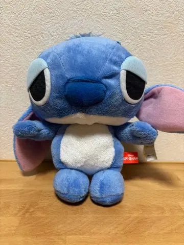 스티치 봉제 인형 백형 파우치