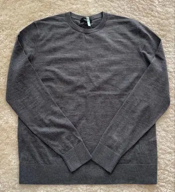 Theory 띠어리 크루넥 니트 그레이 S 사이즈