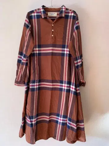 BEAMS BOY 빅 타탄 원피스