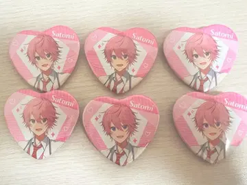 스토푸리 사토미 캔뱃지 하트형