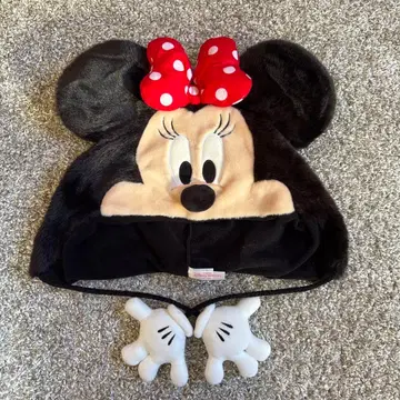 미니 마우스 플리스 모자 도쿄 디즈니 리조트