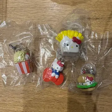 헬로키티 아메리칸 디자인 메지루시 액세서리 4개 세트