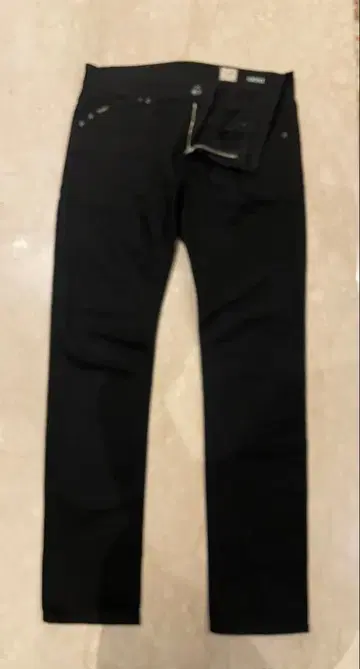 YANK MICHEL 블랙 스트레이트 데님