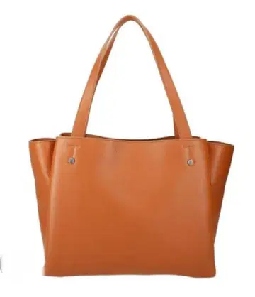 BARCOS 발코스 카멜 가죽 토트백