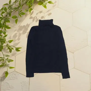 [ 구제 의류 ] COMME CA DU MODE 하이넥 스웨터 블랙