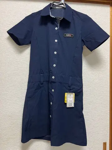 네이비 반팔 원피스