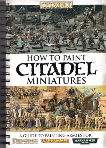 HOW TO PAINT MINIATURES WARHAMMER 도서