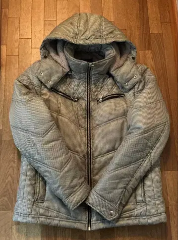 AVAIL 후드 부착 그레이 계열 다운 자켓 L 사이즈