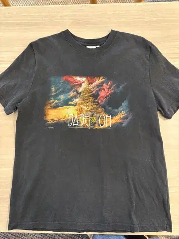 Mrs. GREEN APPLE 바벨탑 빈티지 라이크 T 블랙 S