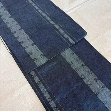 츠무기 기모노 하나오리풍