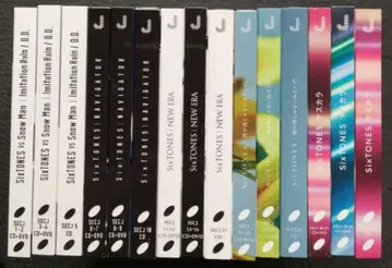 SixTONES CD 싱글 5 타이틀 전 형태 15장 초회 DVD 2