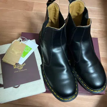 닥터마틴 2976 빈티지 첼시 부츠 UK8 사이드 고어
