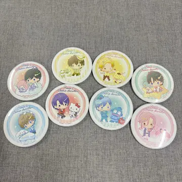 새상품 츠키프로 산리오 캔뱃지 전 8종 세트