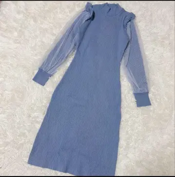 미아 니트 원피스 긴팔